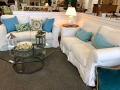 White_Couch_Loveseat_Blue_Pillows